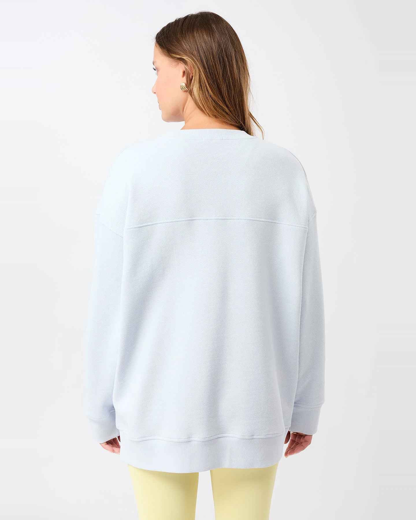 MANDALA Damen vegan Sweatshirt Sweattie Baby Blau – Ansicht 2