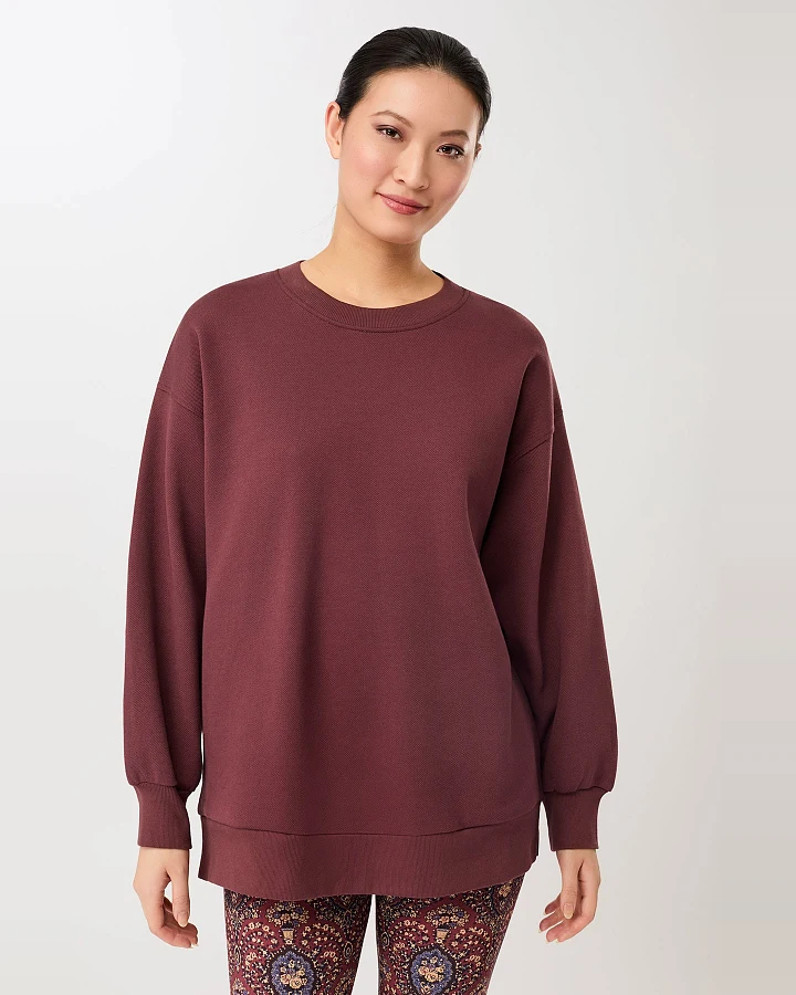 MANDALA Damen vegan Sweatshirt Sweattie Rosewood