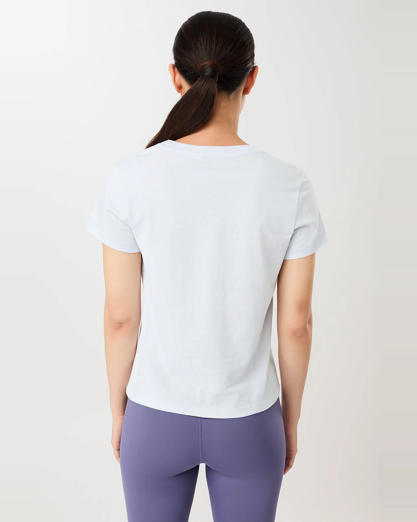 MANDALA Damen vegan T-Shirt The Everyday Baby Blue – Ansicht 2