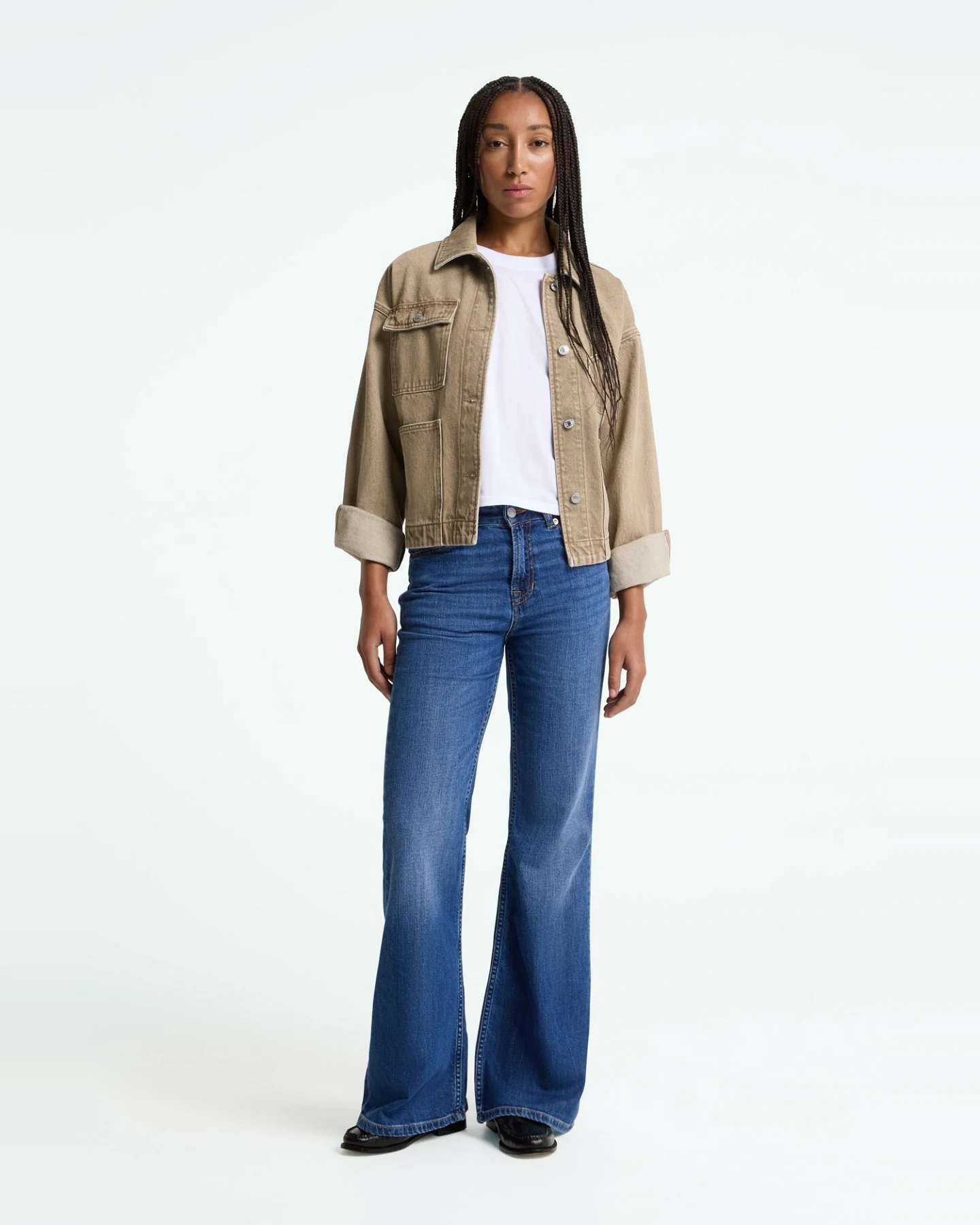 Kings of Indigo Damen vegan Jeans Kukiko Mid Washed Dunkelblau – Ansicht 2