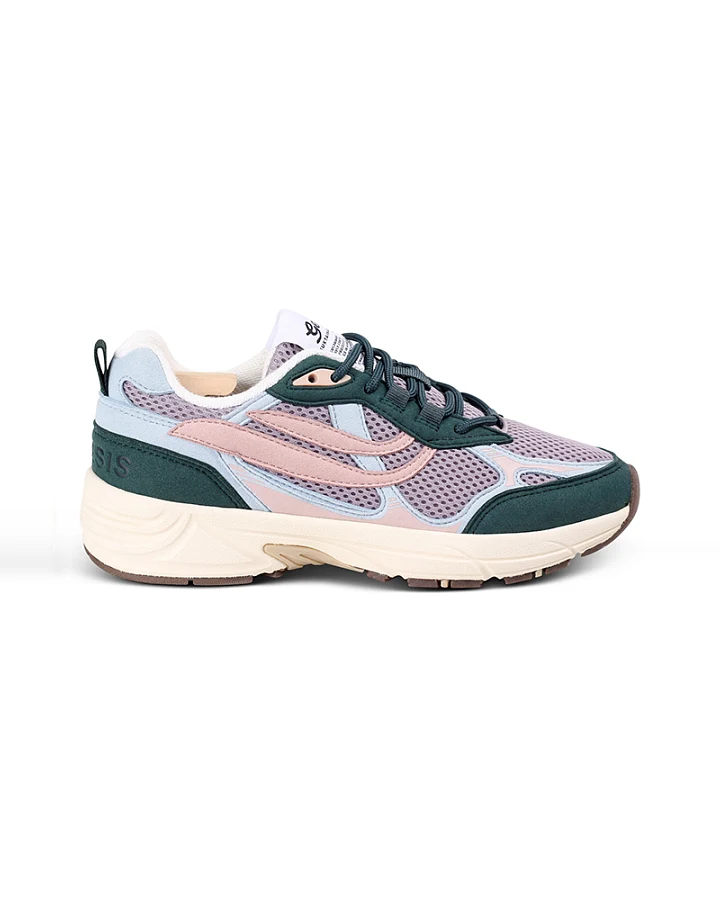 Genesis Damen vegan Sneaker G-Eco'99 Multi Tea Sky Old Rose