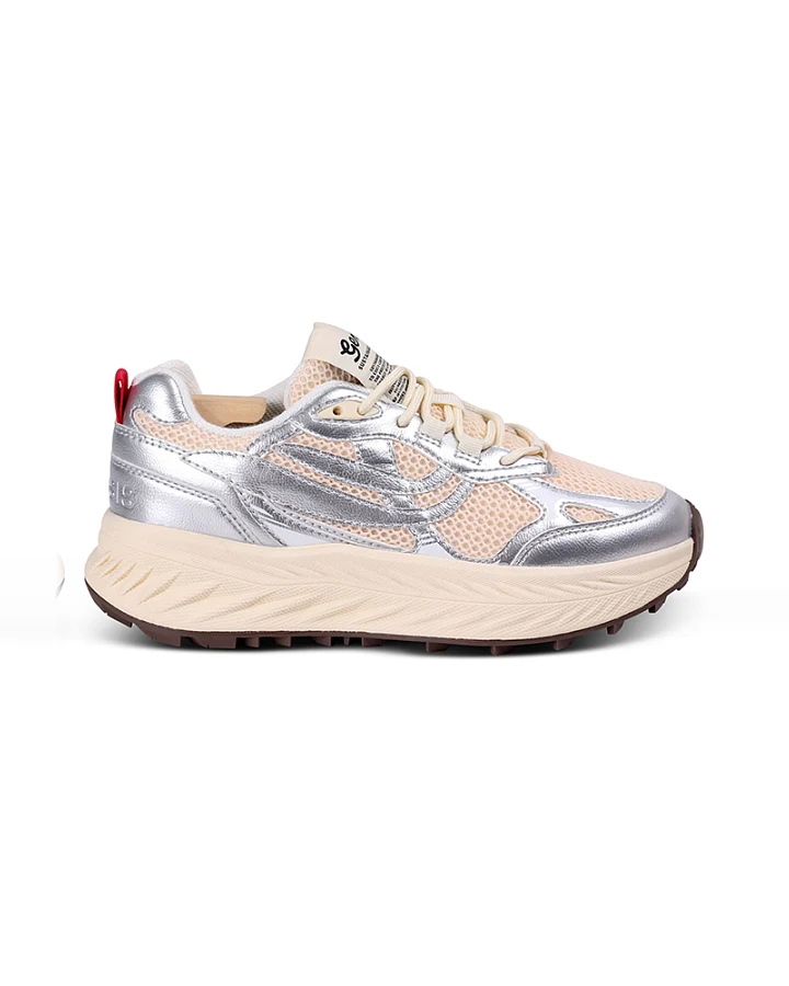 Genesis Damen vegan Sneaker G-Eco`99 Bulky Silver Almond