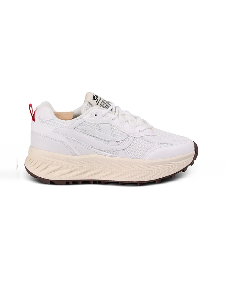 Genesis Damen vegan Sneaker G-Eco`99 Sperriges Weiß
