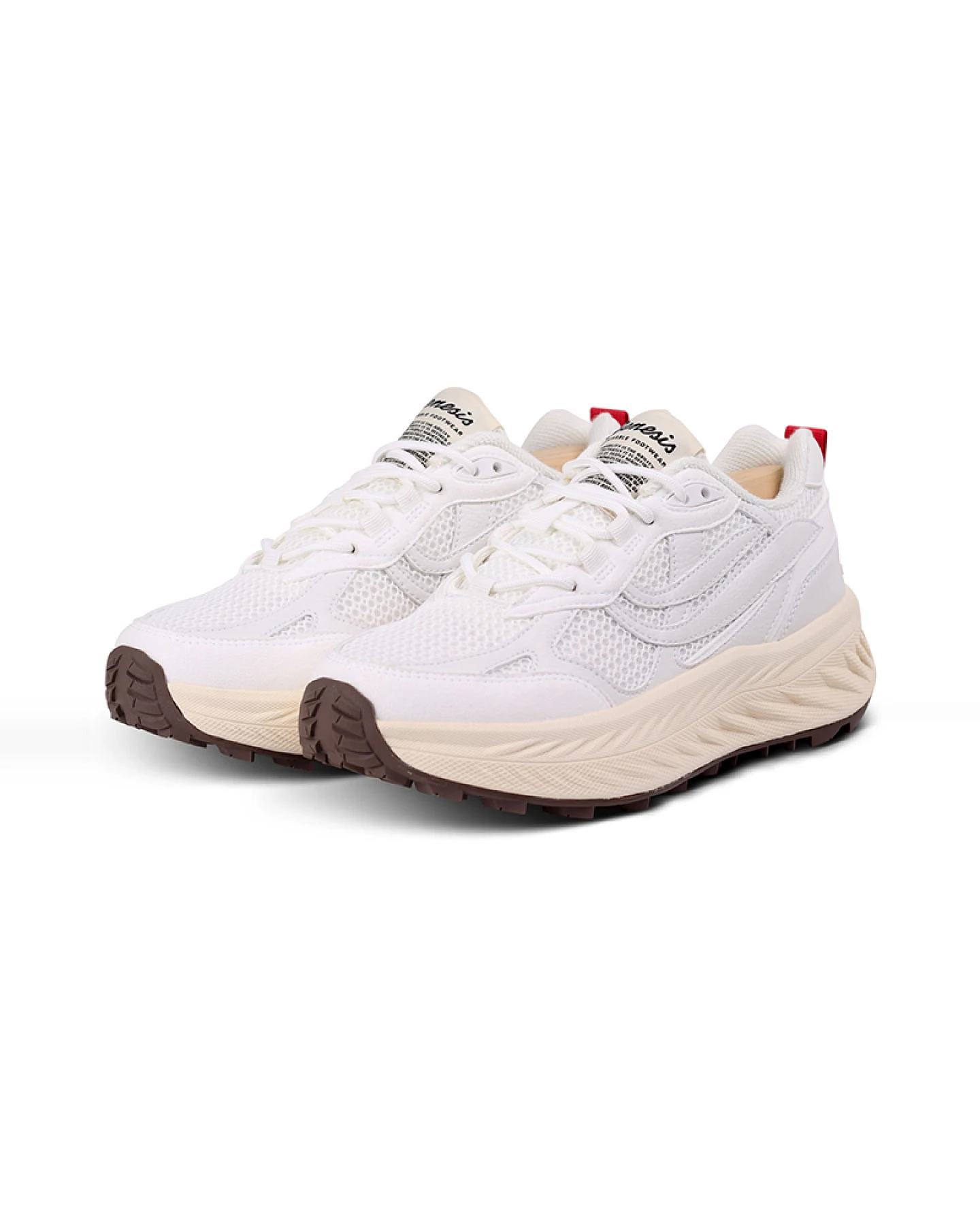 Genesis Damen vegan Sneaker G-Eco`99 Sperriges Weiß – Ansicht 2