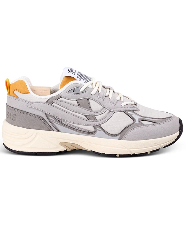 Genesis Herren vegan Sneaker G-Eco`99 Paddy Mesh Grau Senf