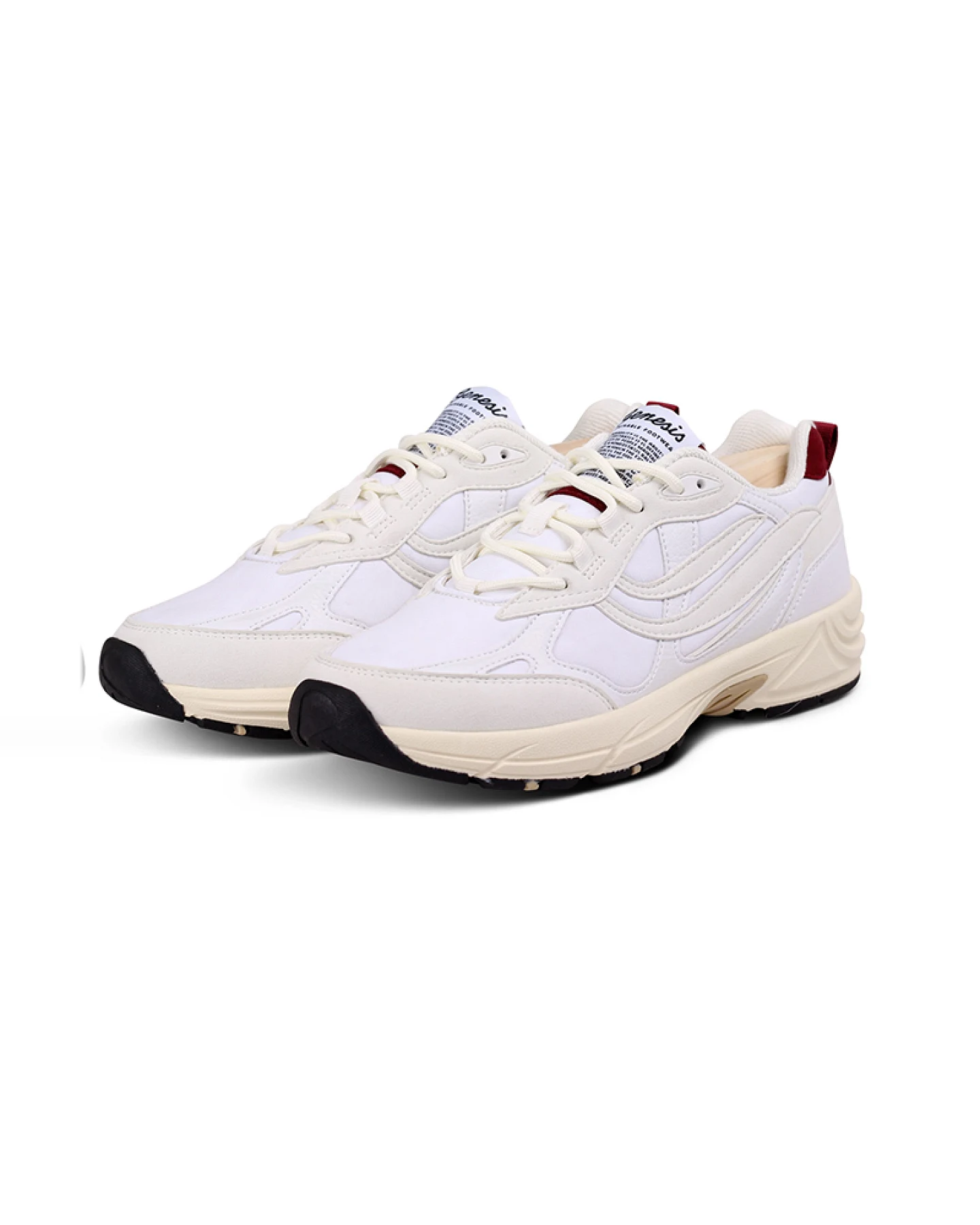 Genesis Damen vegan Sneaker G-Eco'99 Paddy Mesh Weißwein – Ansicht 2