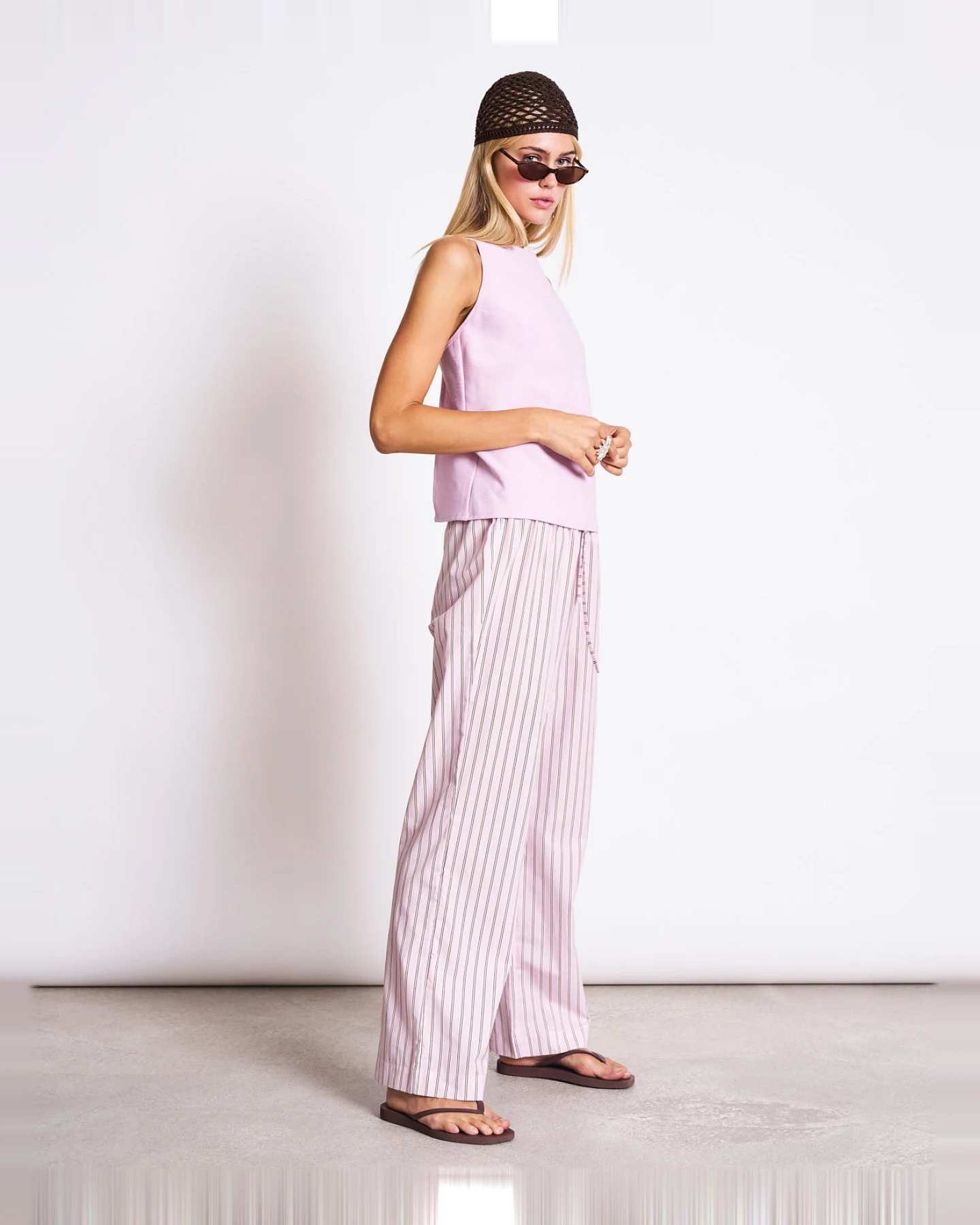 JAN 'N JUNE Damen vegan Rückenfreies Top Ciconia Light Orchid Pink – Ansicht 2