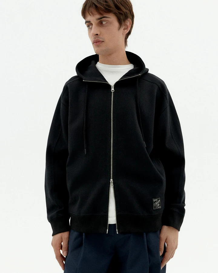 Thinking MU Herren vegan Kapuzenpulli Garfu Schwarz