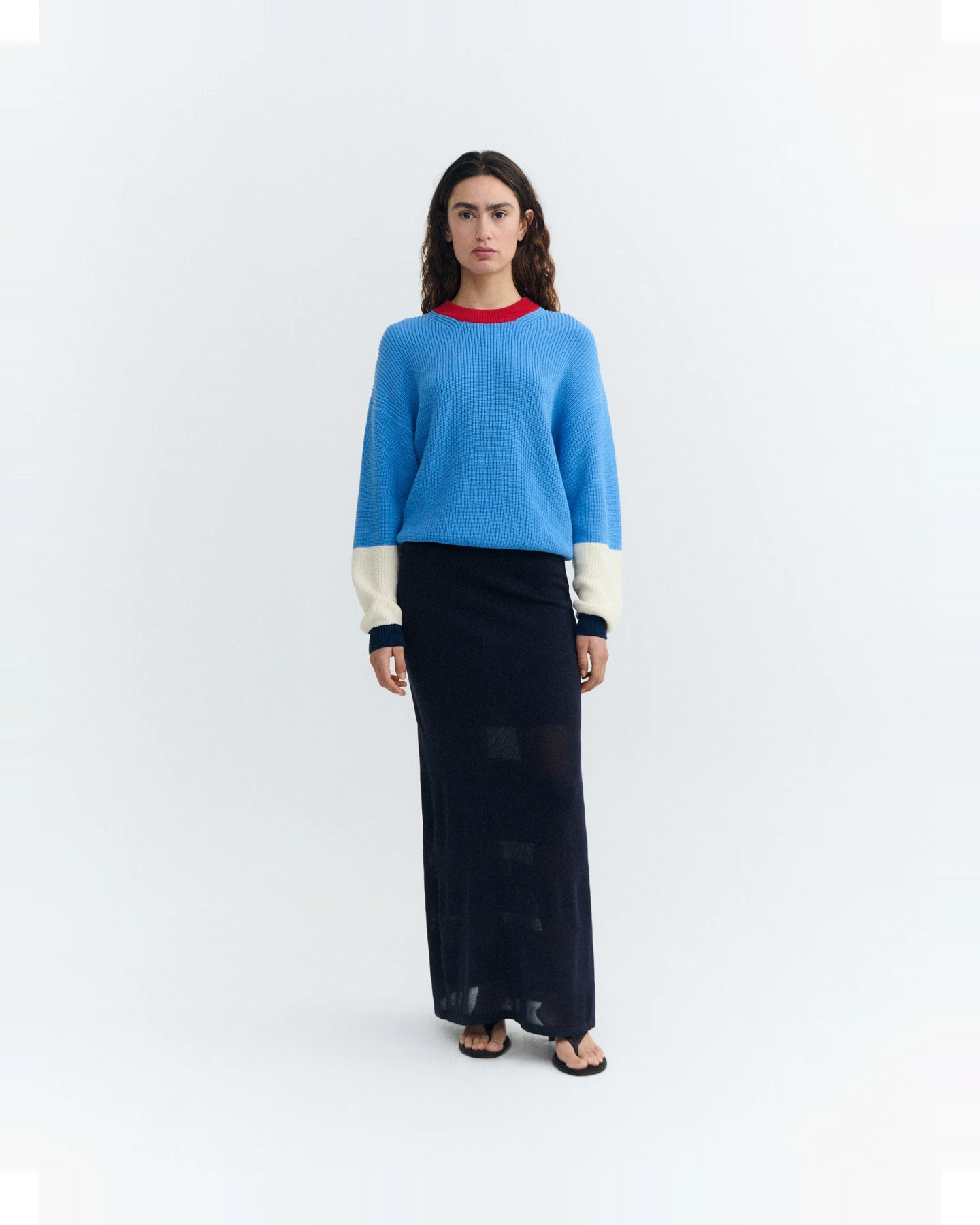 Thinking MU Damen vegan Pullover Carmen Blau – Ansicht 2