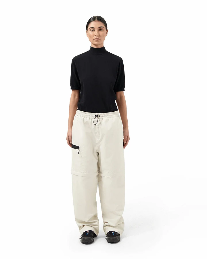 Regenhose Zip Off White