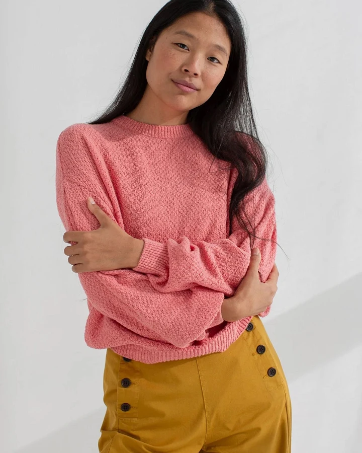 TWOTHIRDS Damen vegan Pullover Llombards Rosa