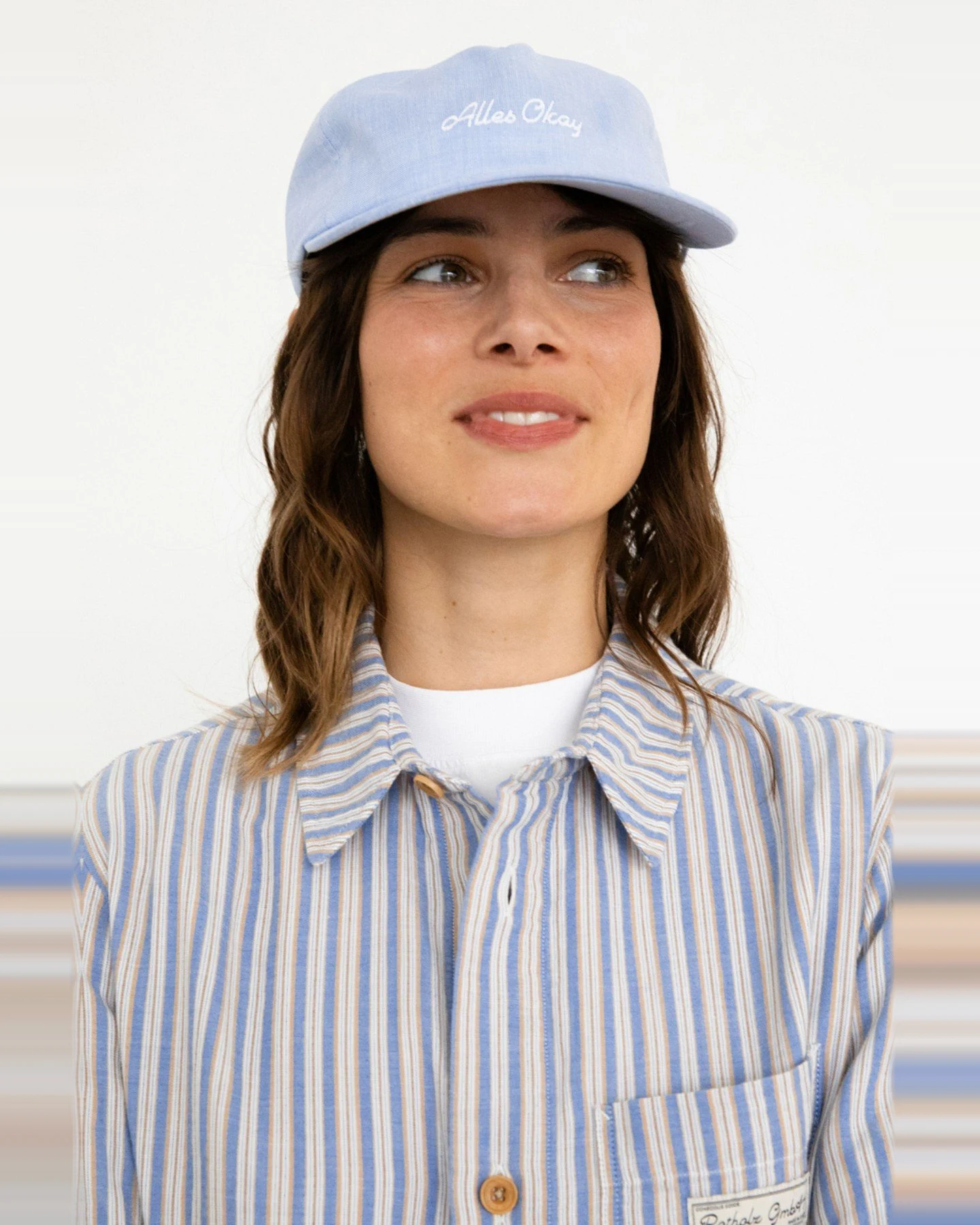 Hemd Casual Multi Striped Blau – Ansicht 3