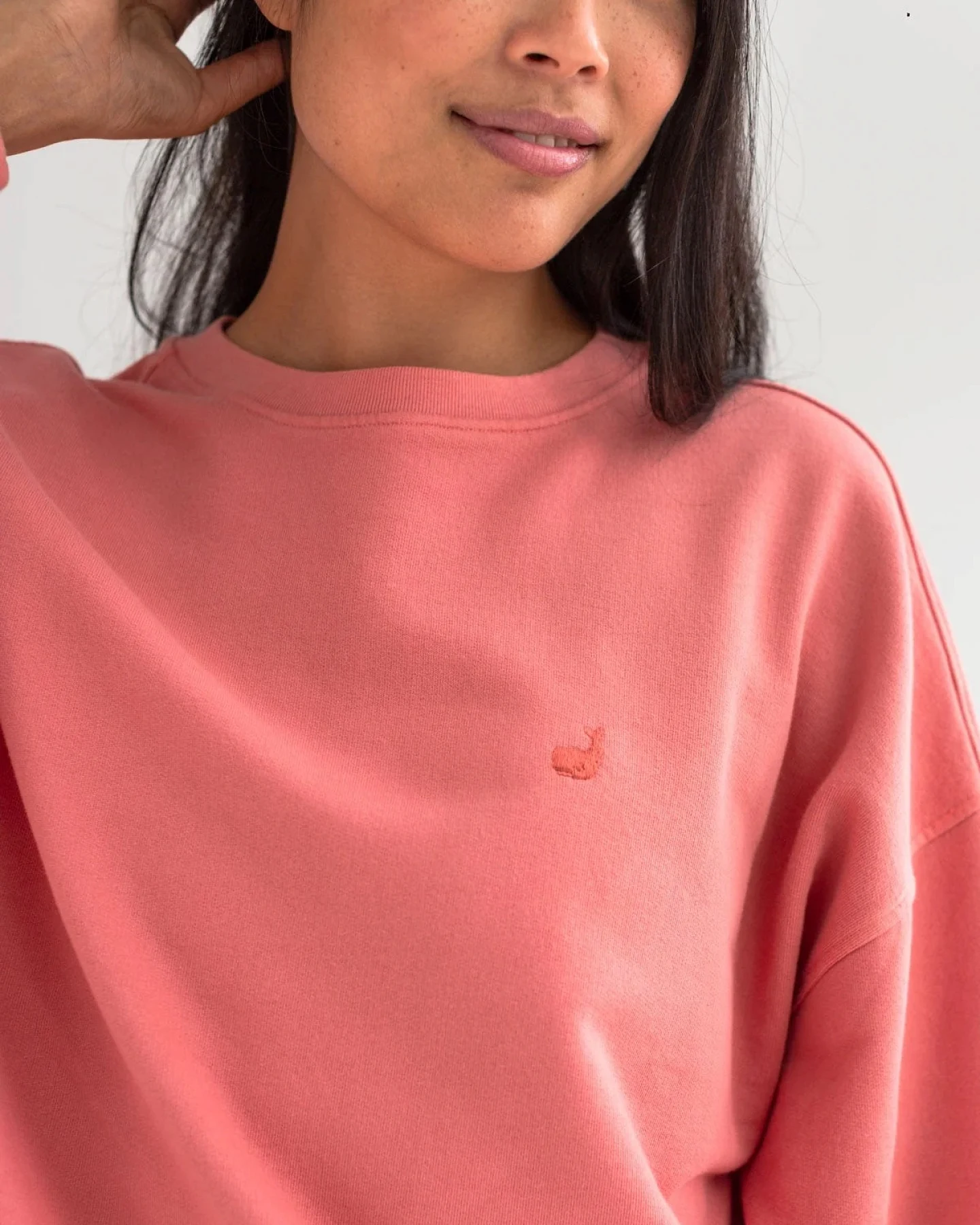 TWOTHIRDS Damen vegan Sweatshirt Niza Rosa – Ansicht 2