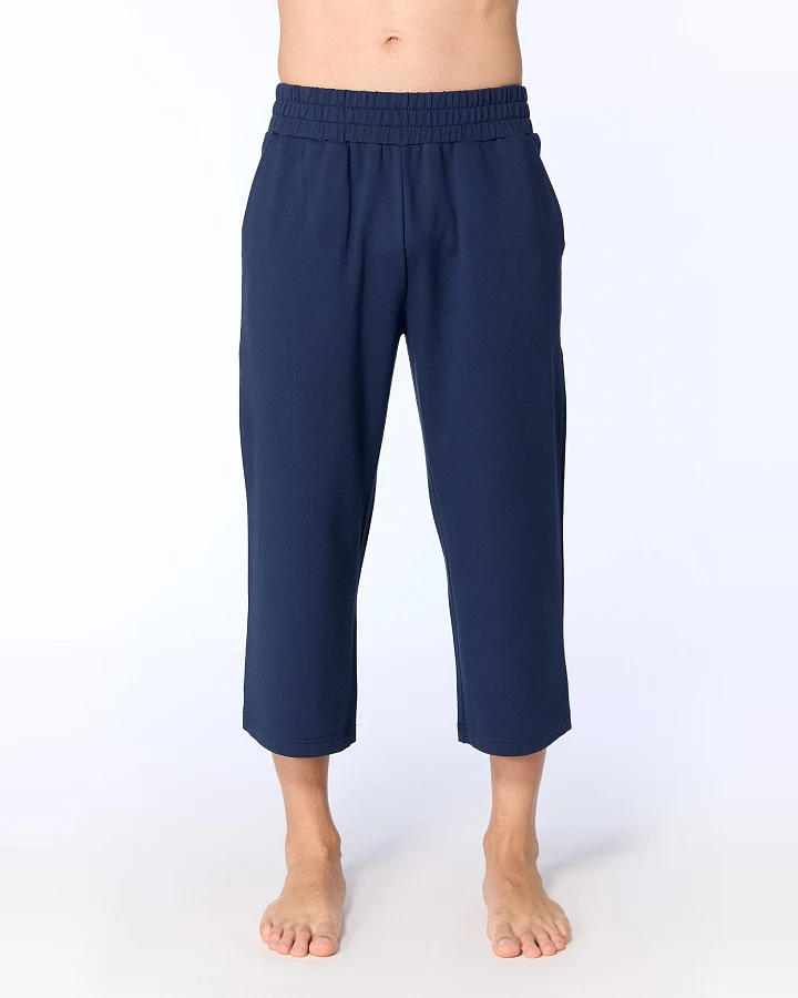 True North Herren vegan Hose Capri Navy