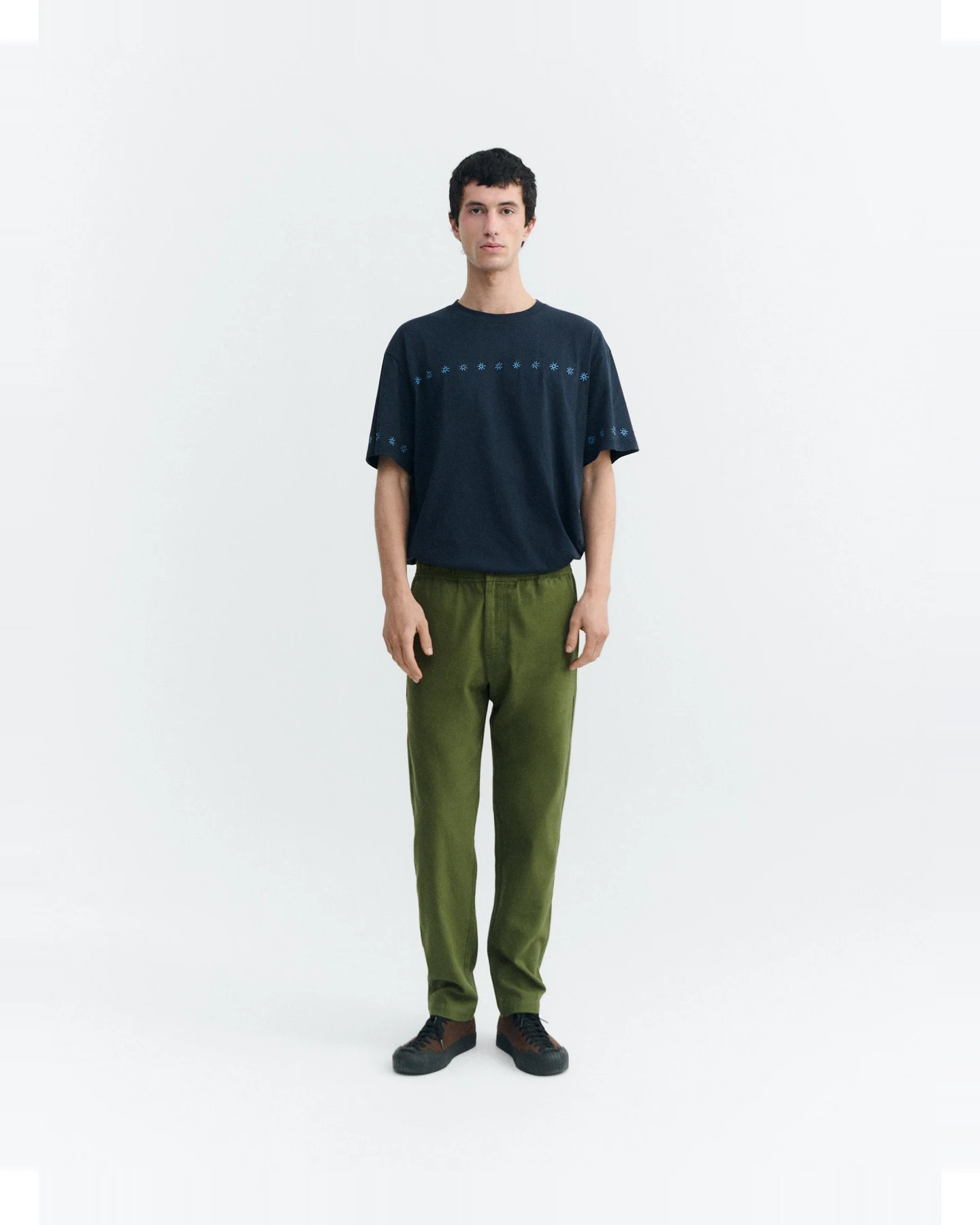 Thinking MU Herren vegan Hose Straight Travel Hellgrün – Ansicht 2