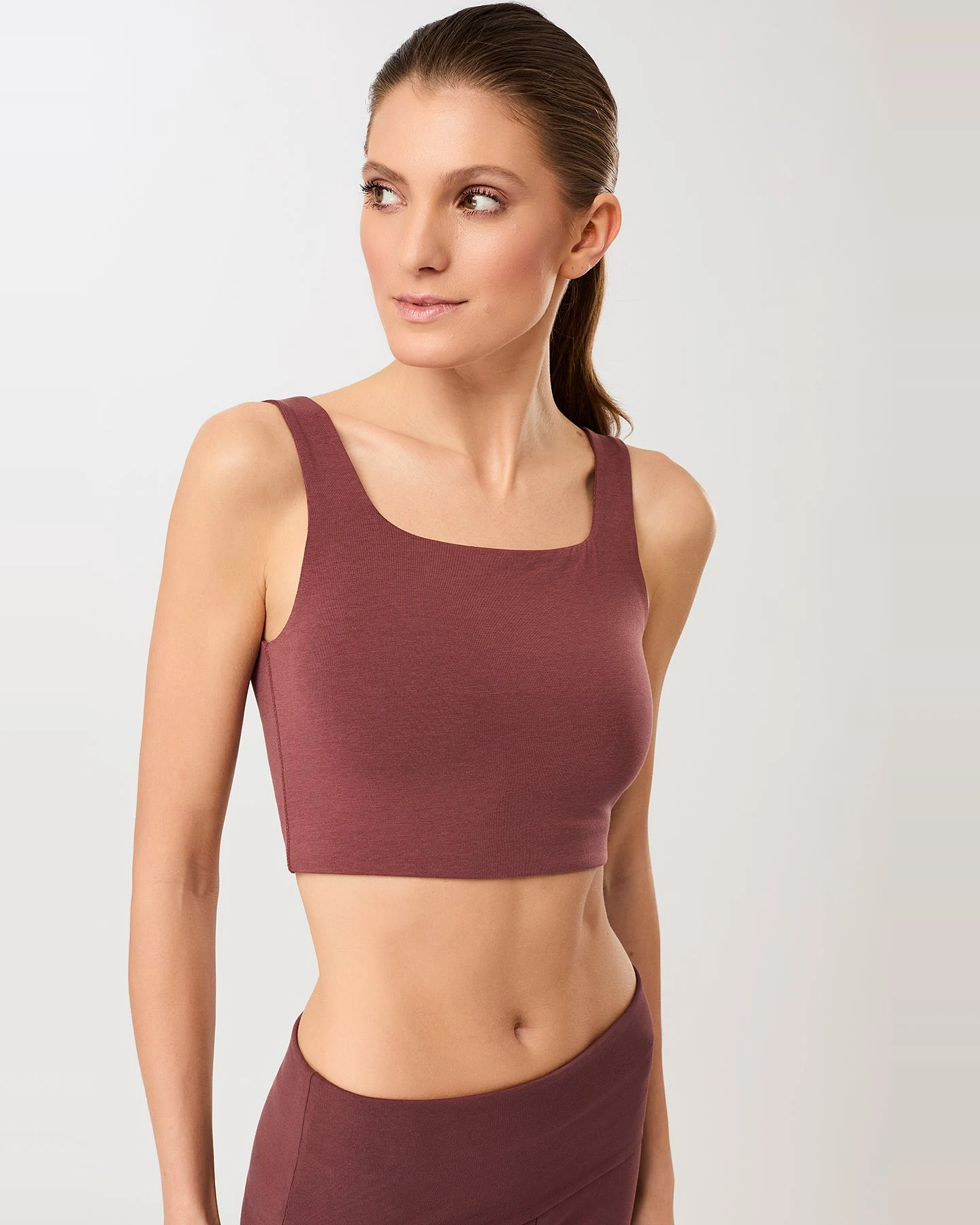 MANDALA Damen vegan Bra Ultra Light Rosewood – Ansicht 2