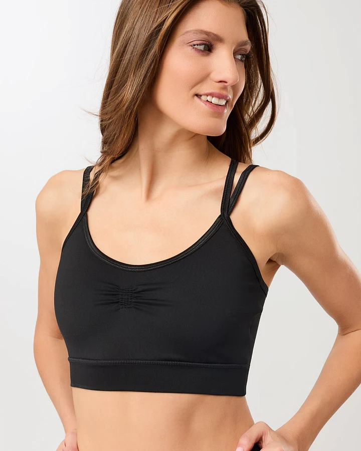 MANDALA Damen vegan Sport-Bh Studio Schwarz