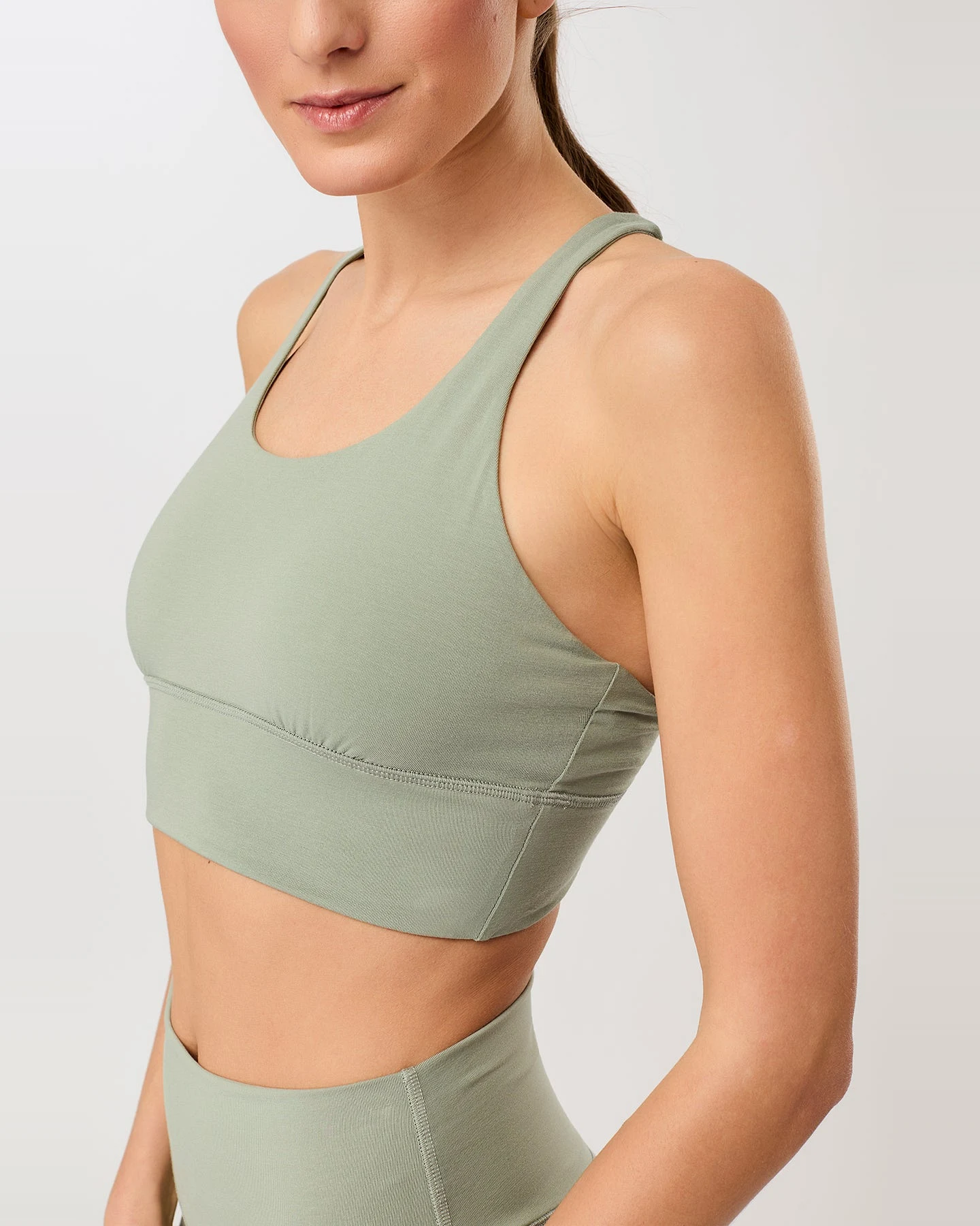 MANDALA Damen vegan Sport-Bh New Studio Mineral – Ansicht 2