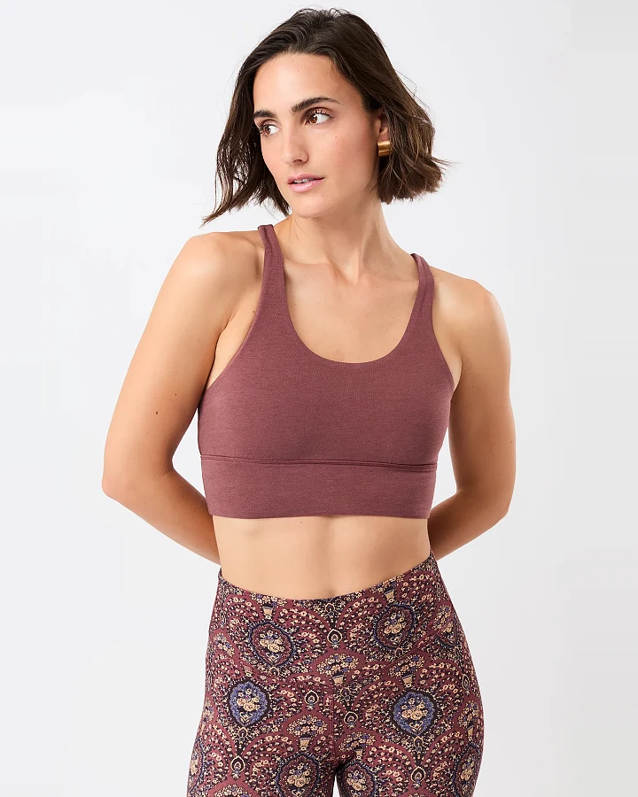 MANDALA Damen vegan Sport-Bh New Studio Rosewood