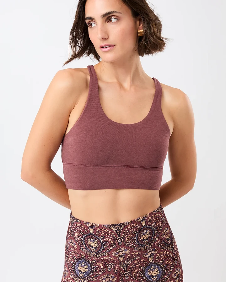 MANDALA Damen vegan Sport-Bh New Studio Rosewood