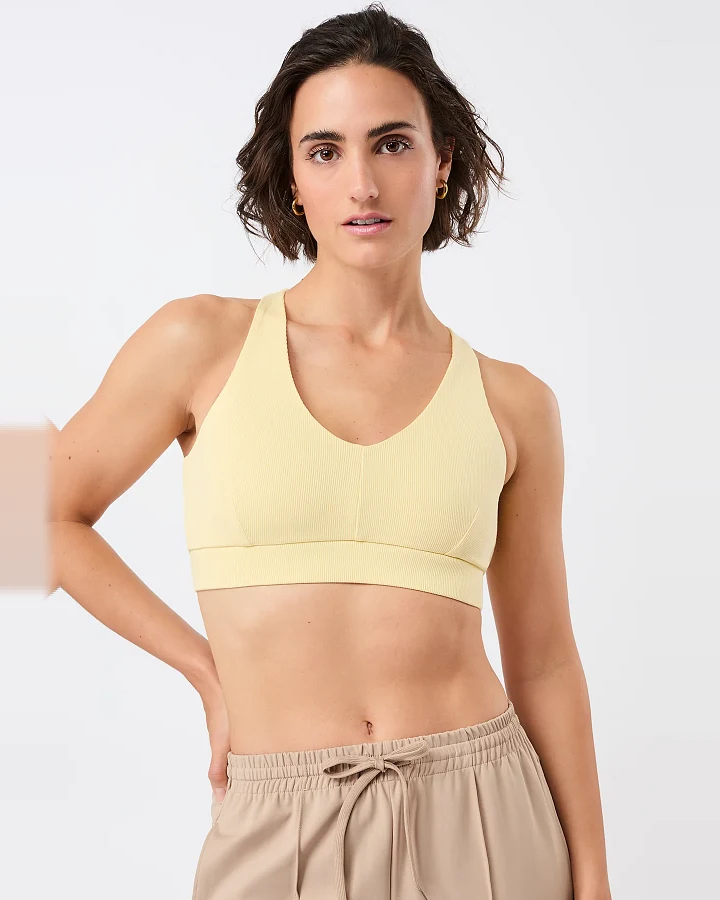 MANDALA Damen vegan Sport-Bh Rib 2.0 Citrus Rush