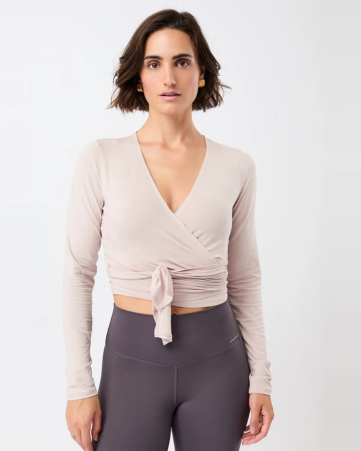 MANDALA Damen vegan Jacke Wrap Rose