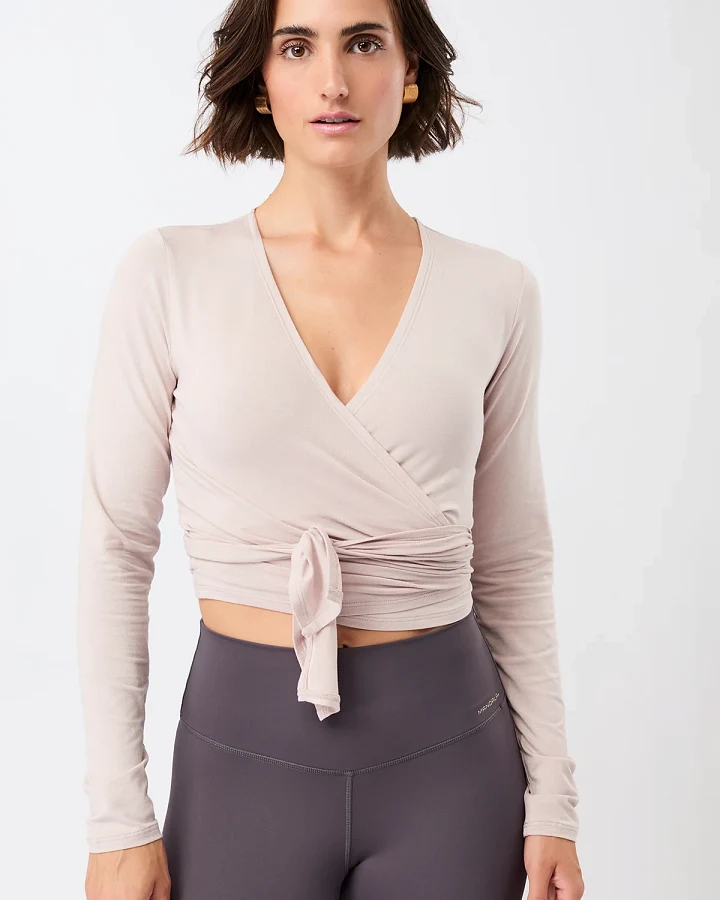 MANDALA Damen vegan Jacke Wrap Rose
