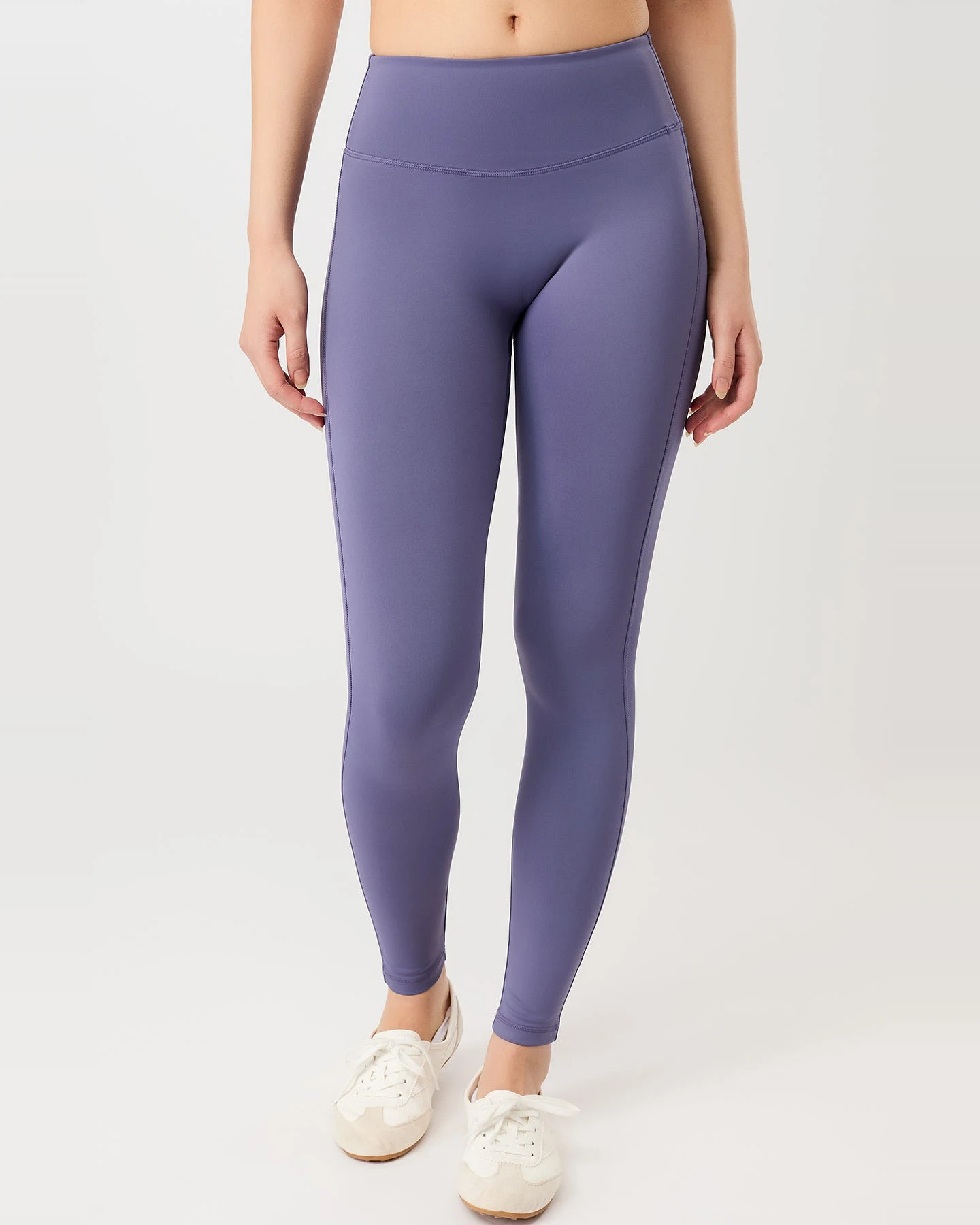 MANDALA Damen vegan Leggings Sporty Vibe Mystic Iris – Ansicht 2
