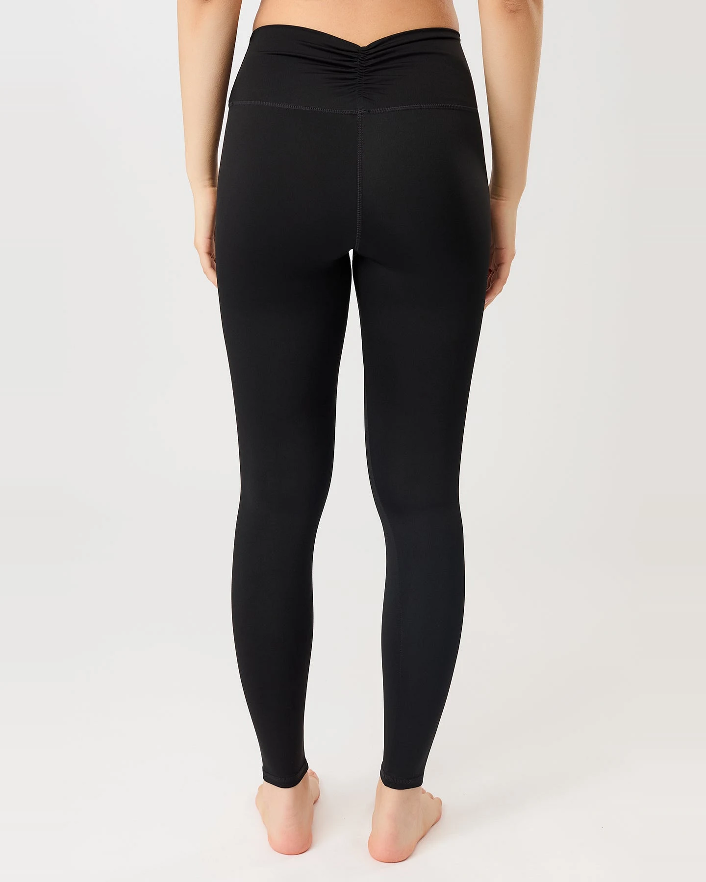 MANDALA Damen vegan Leggings On Point Schwarz – Ansicht 2