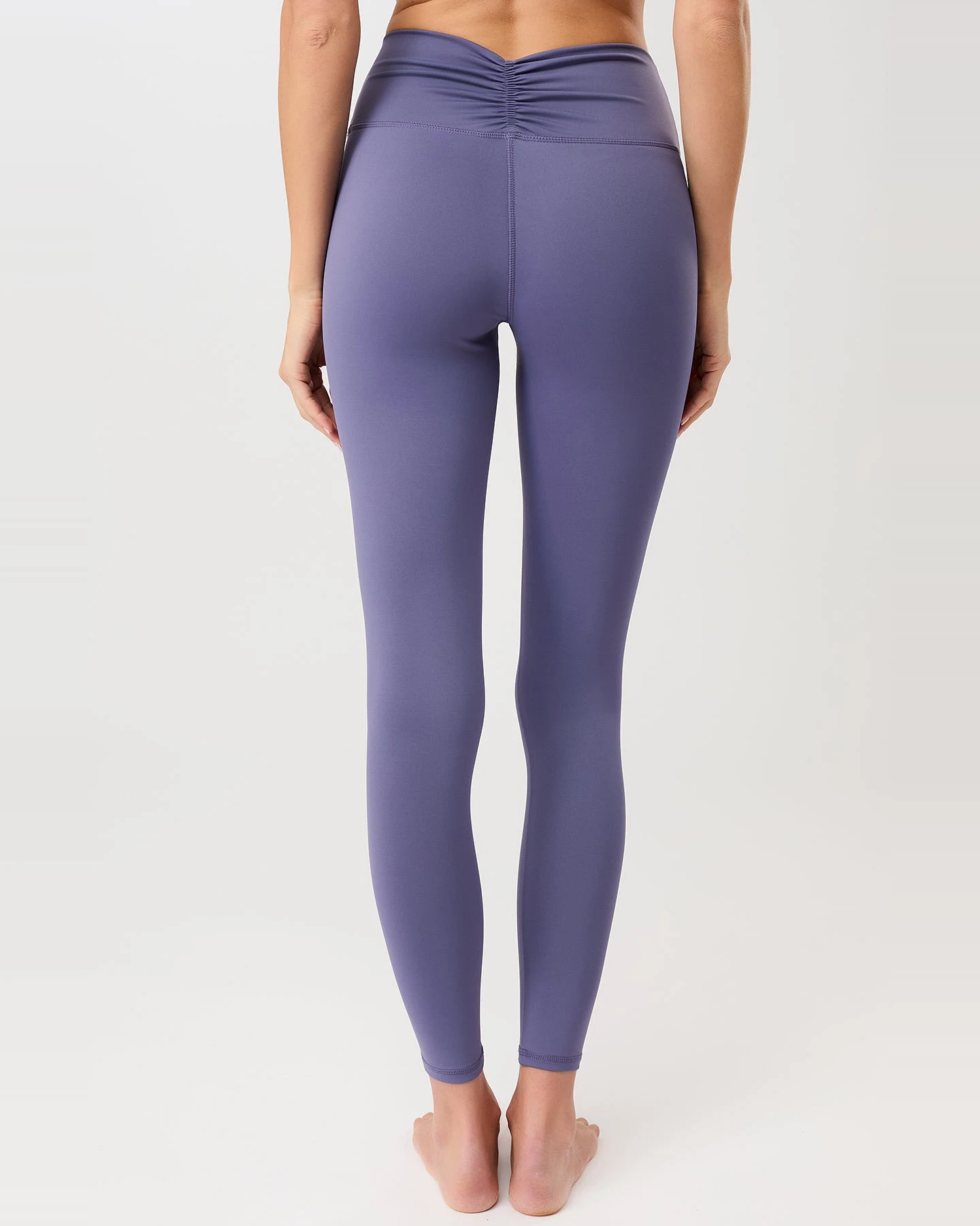 MANDALA Damen vegan Leggings On Point Mystic Iris Lila – Ansicht 2