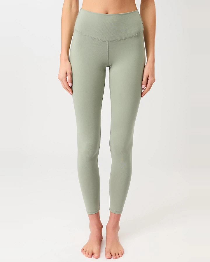 MANDALA Damen vegan Leggings Best Loved Mineral Green