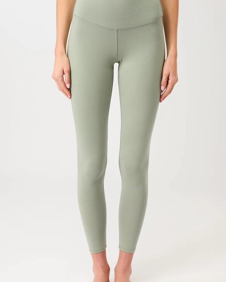 MANDALA Damen vegan Leggings Best Loved Mineral Green
