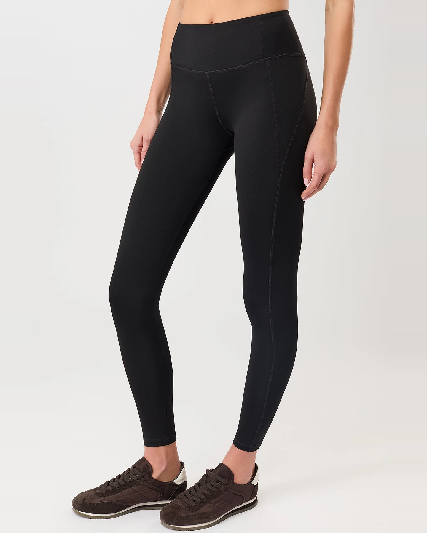 MANDALA Damen vegan Leggings Limitless Schwarz – Ansicht 2