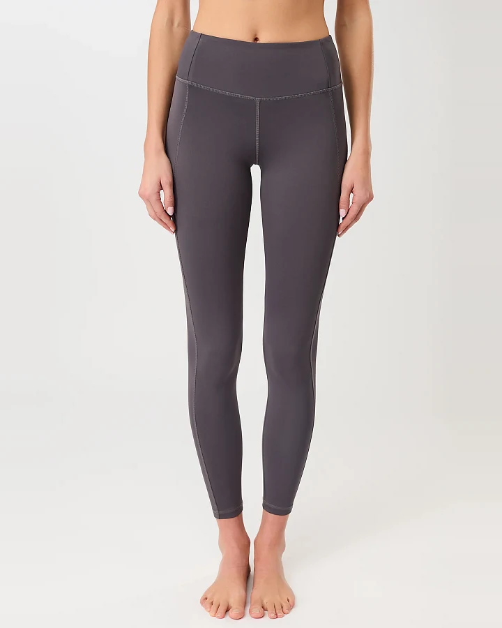 MANDALA Damen vegan Leggings Limitless Onyx