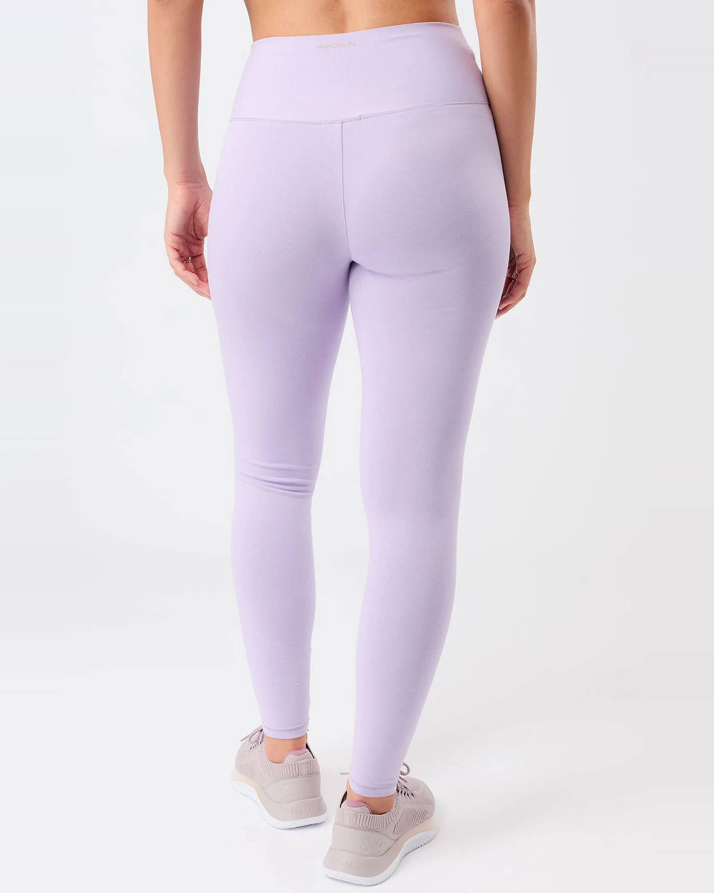 MANDALA Damen vegan Leggings Wrap Violett – Ansicht 2