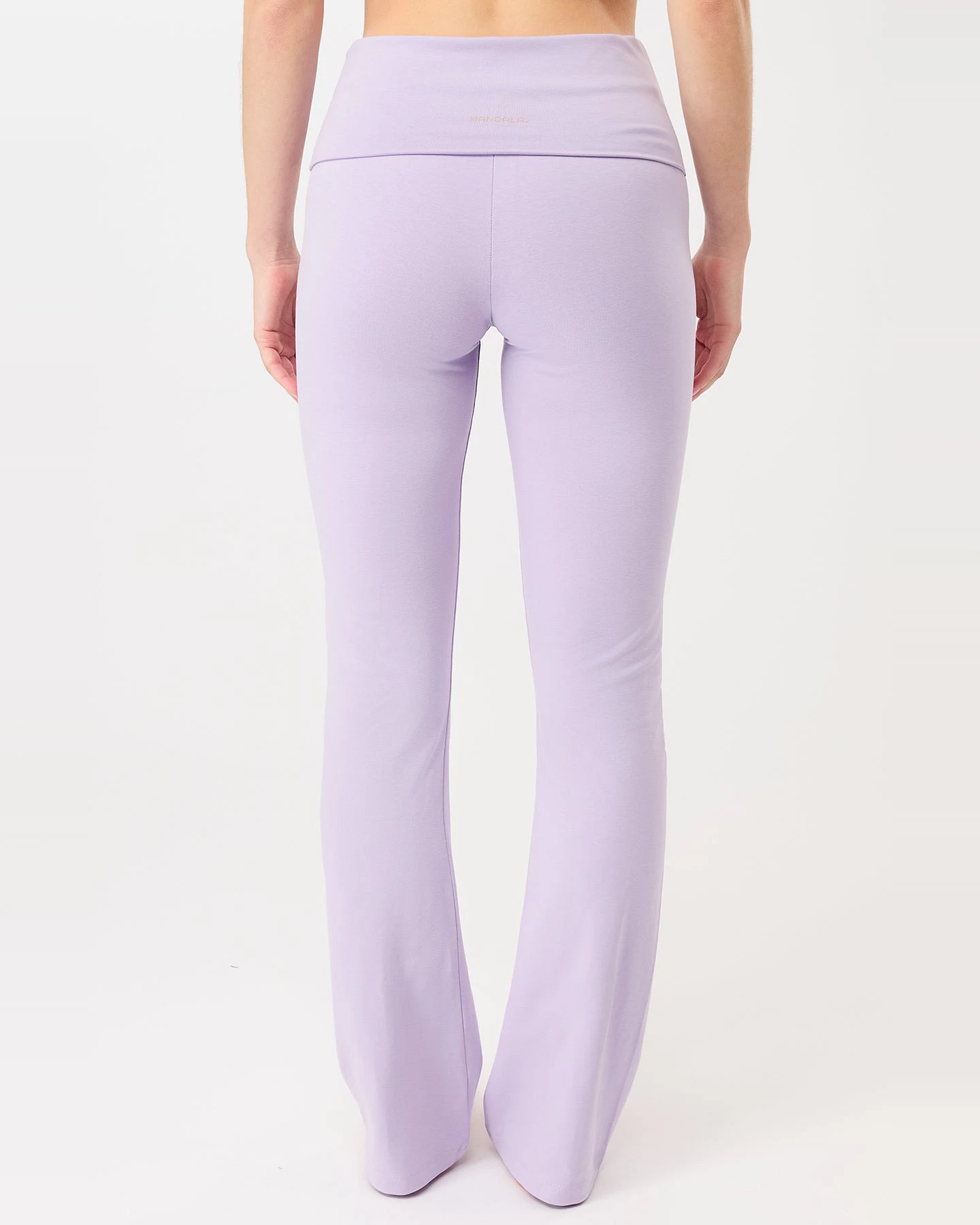 MANDALA Damen vegan Hose Classic Rolldown Violett – Ansicht 2