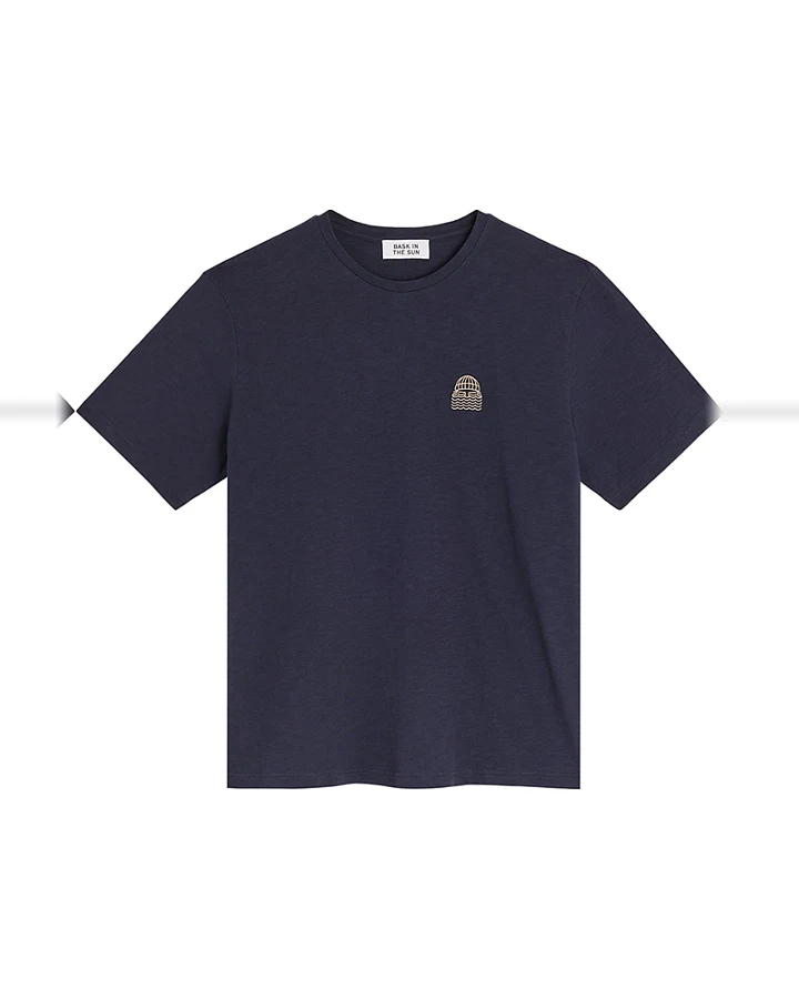 Bask in the Sun Herren vegan T-Shirt Mini To The Sea Mitternachtsblau