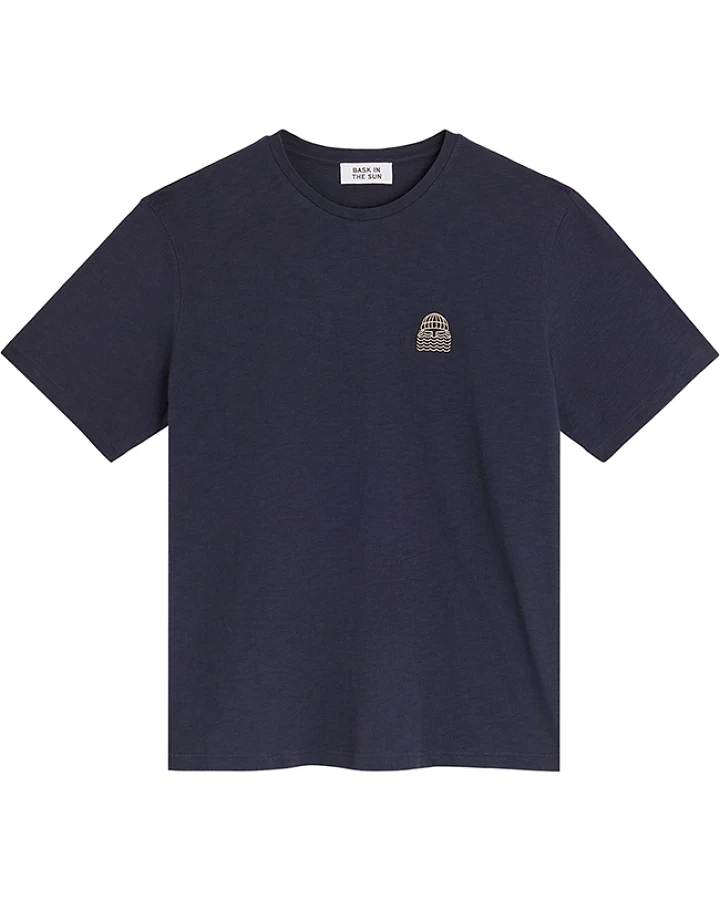 Bask in the Sun Herren vegan T-Shirt Mini To The Sea Mitternachtsblau