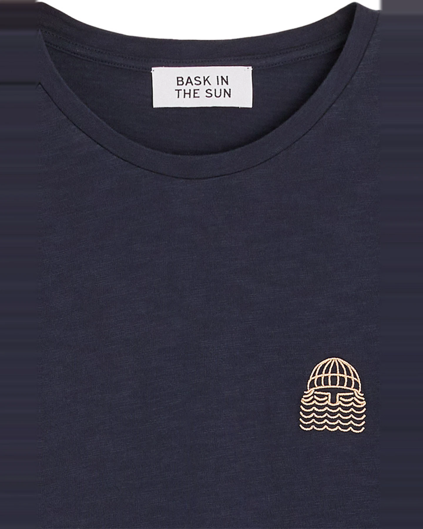 Bask in the Sun Herren vegan T-Shirt Mini To The Sea Mitternachtsblau – Ansicht 2