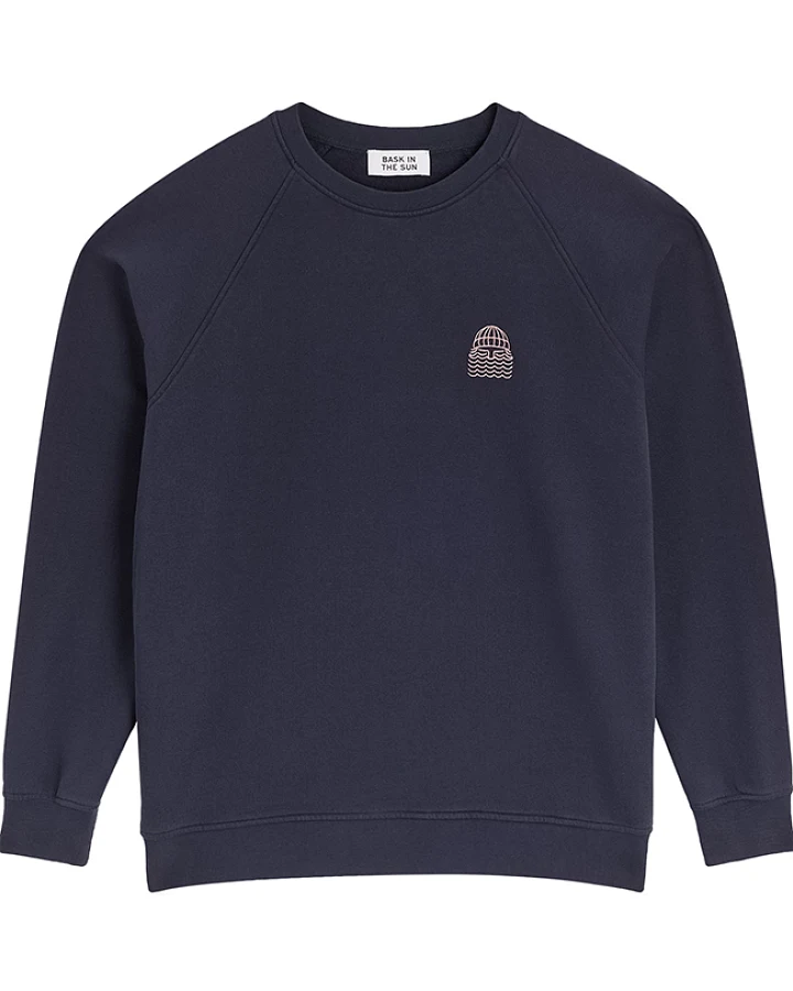 Bask in the Sun Herren vegan Sweatshirt Mini To The Sea Mitternacht
