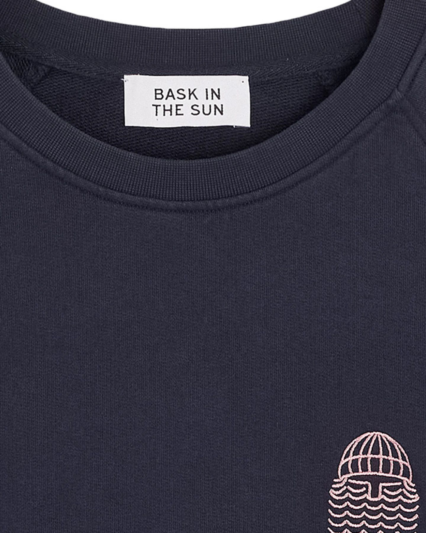 Bask in the Sun Herren vegan Sweatshirt Mini To The Sea Mitternacht – Ansicht 2