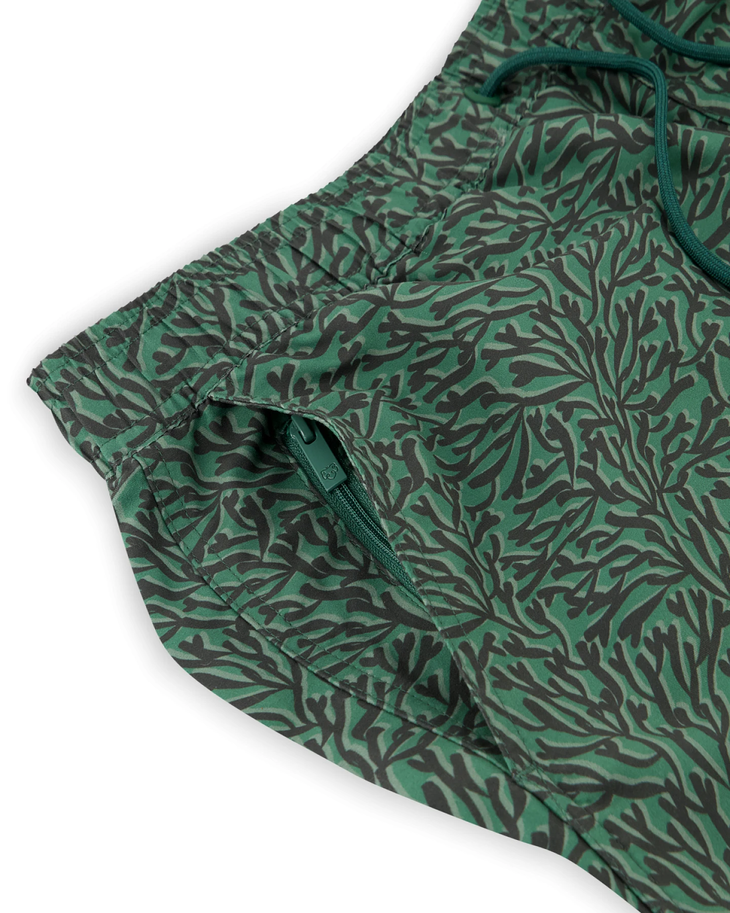 Badeshorts Seaweed Grün – Ansicht 3