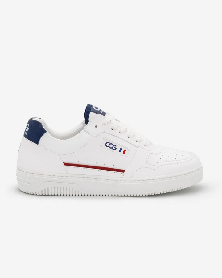 COG Herren vegan Sneaker Able Blau/ Weiß/ Rot
