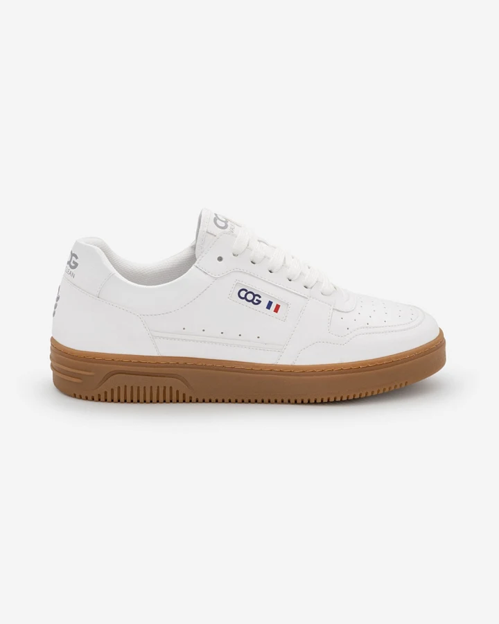 COG Herren vegan Sneaker Able Weiß & Braun