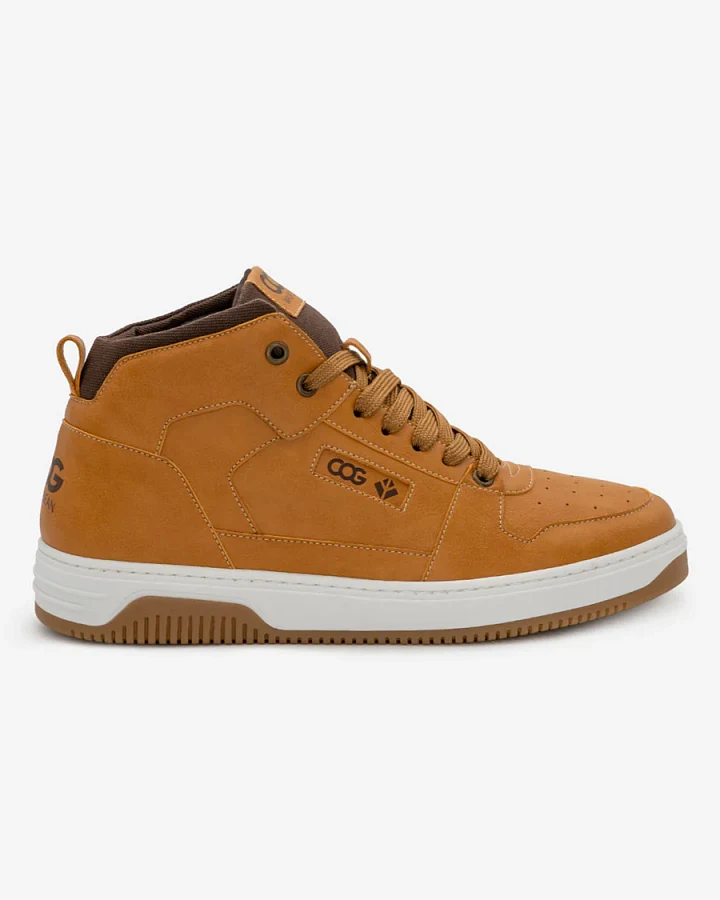 COG Herren vegan Sneaker Baker Camel Braun
