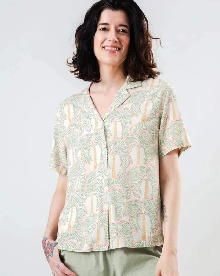 Bluse Borneo Aloha Grün