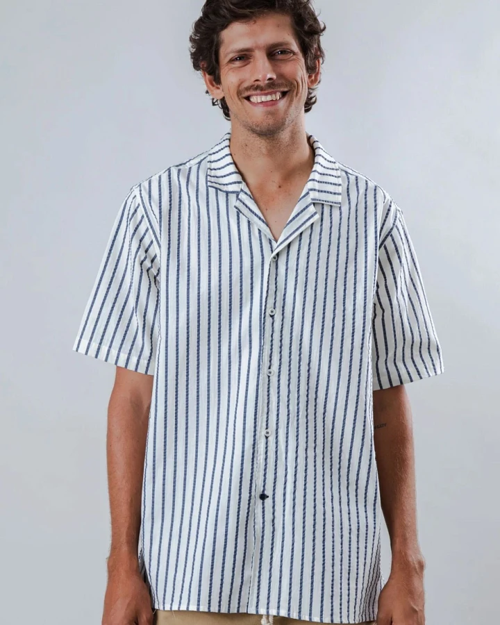 Hemd Sailor Aloha Blau