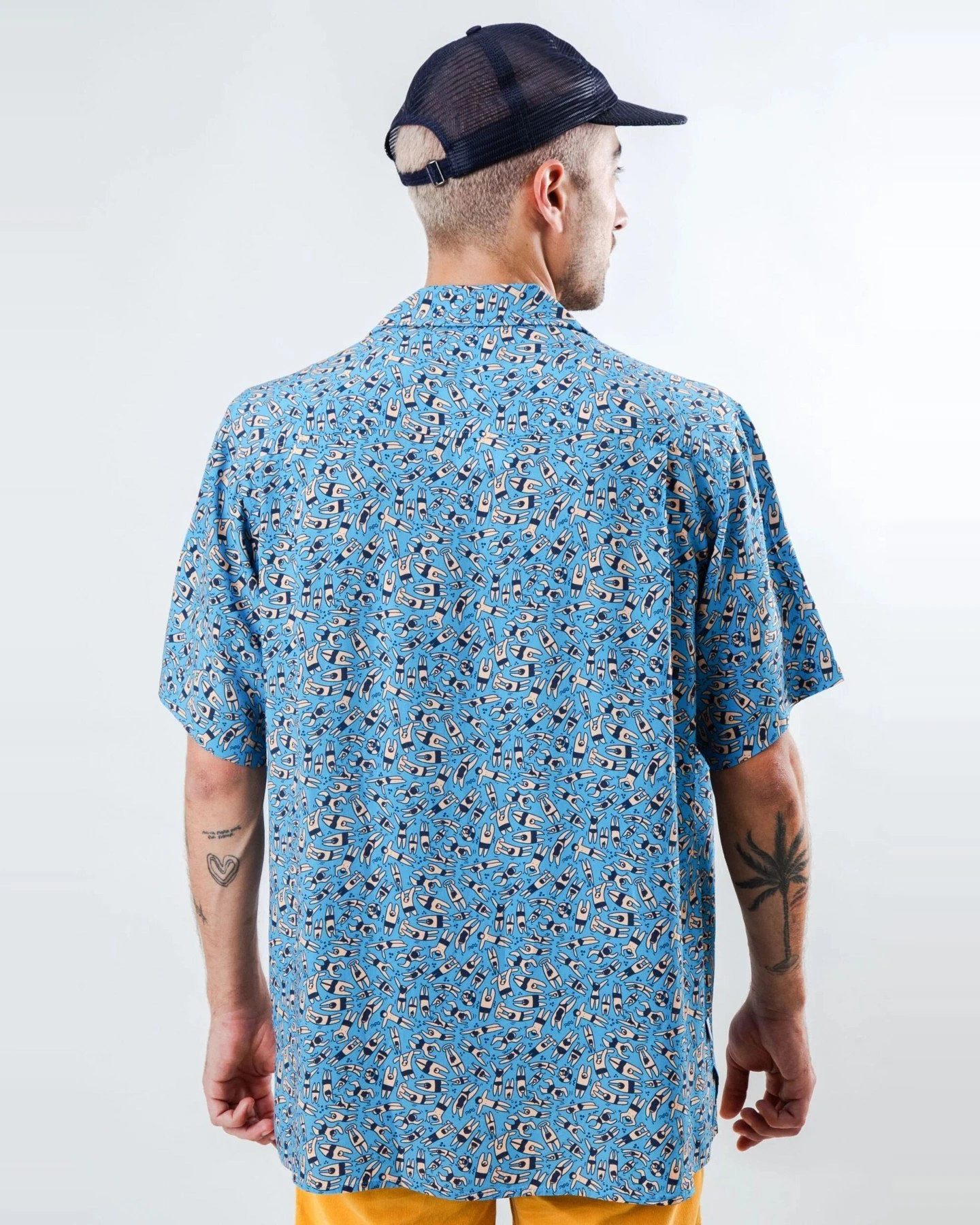 Hemd Just Swim Aloha Blau – Ansicht 5