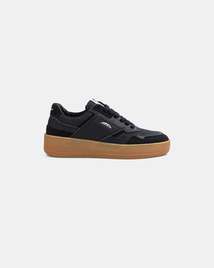 MoEa Herren vegan Sneaker Origin Black Textile Corn