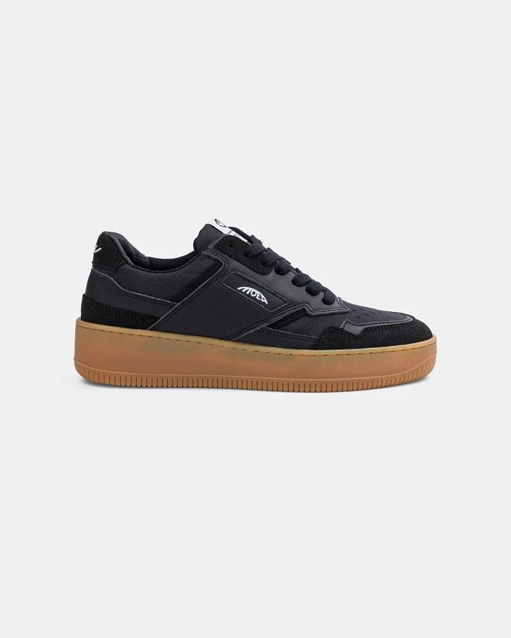 MoEa Herren vegan Sneaker Origin Black Textile Corn